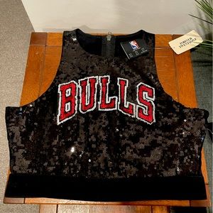 Chicago Bulls Sequin Crop